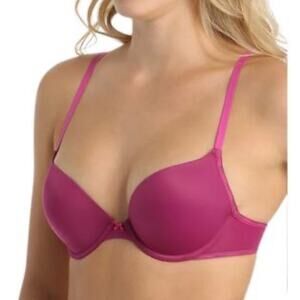 DKNY Heritage Logo Padded Push Up Underwire Bra 32C